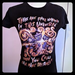 BBC Doctor Who 🌌 Van Gogh Big Bang 2 tee
